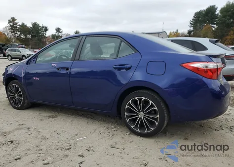 2015 Toyota Corolla L from USA, damaged, VIN 2T1BURHEXFC398821